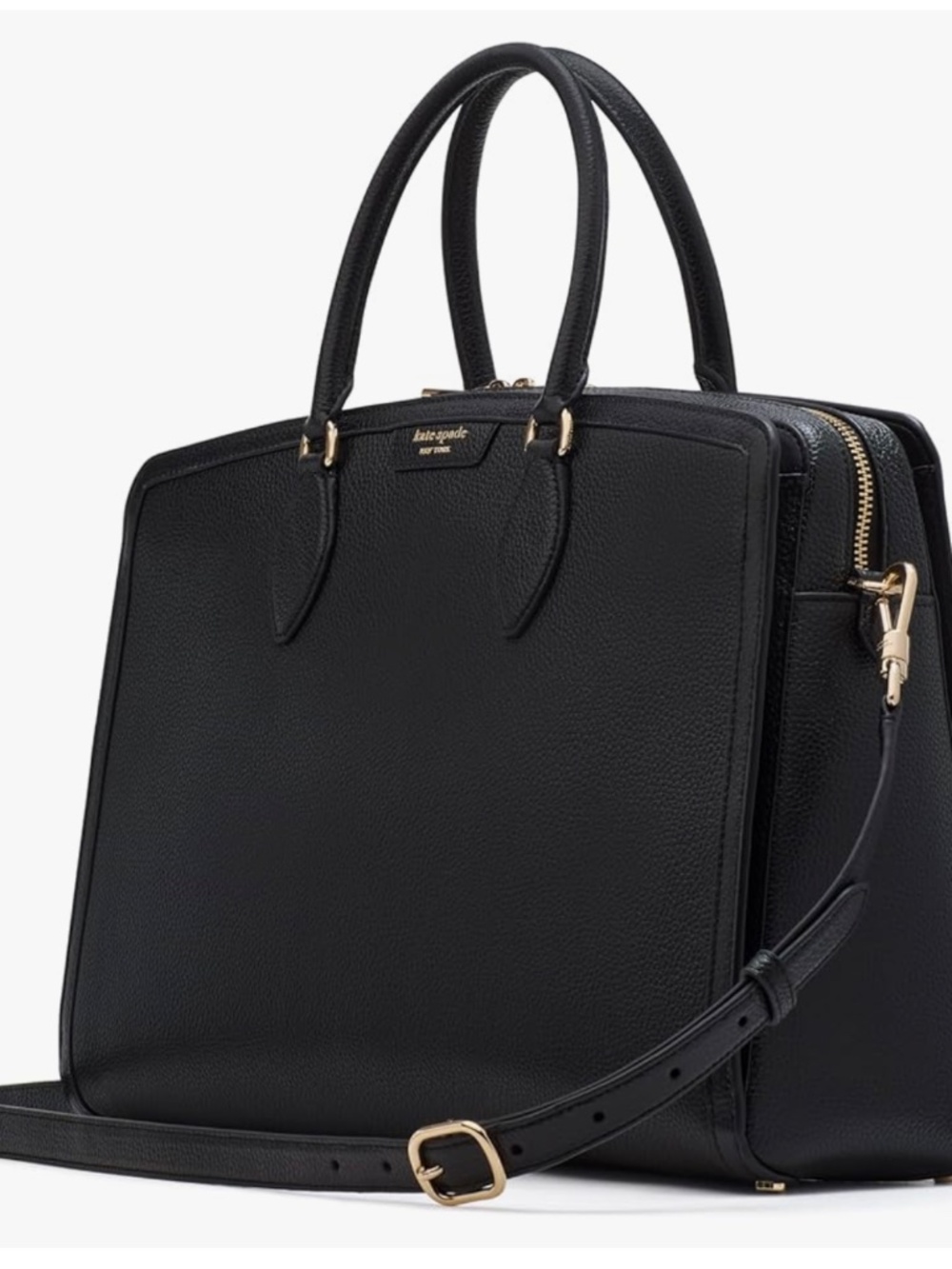 Kate Spade New York Women's Hudson Pebbled Leather Commuter Laptop Bag - Picture 7 of 12